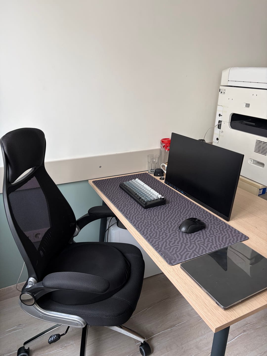 Customer photo review of Wraith Studio Jungle Maze Deskmat