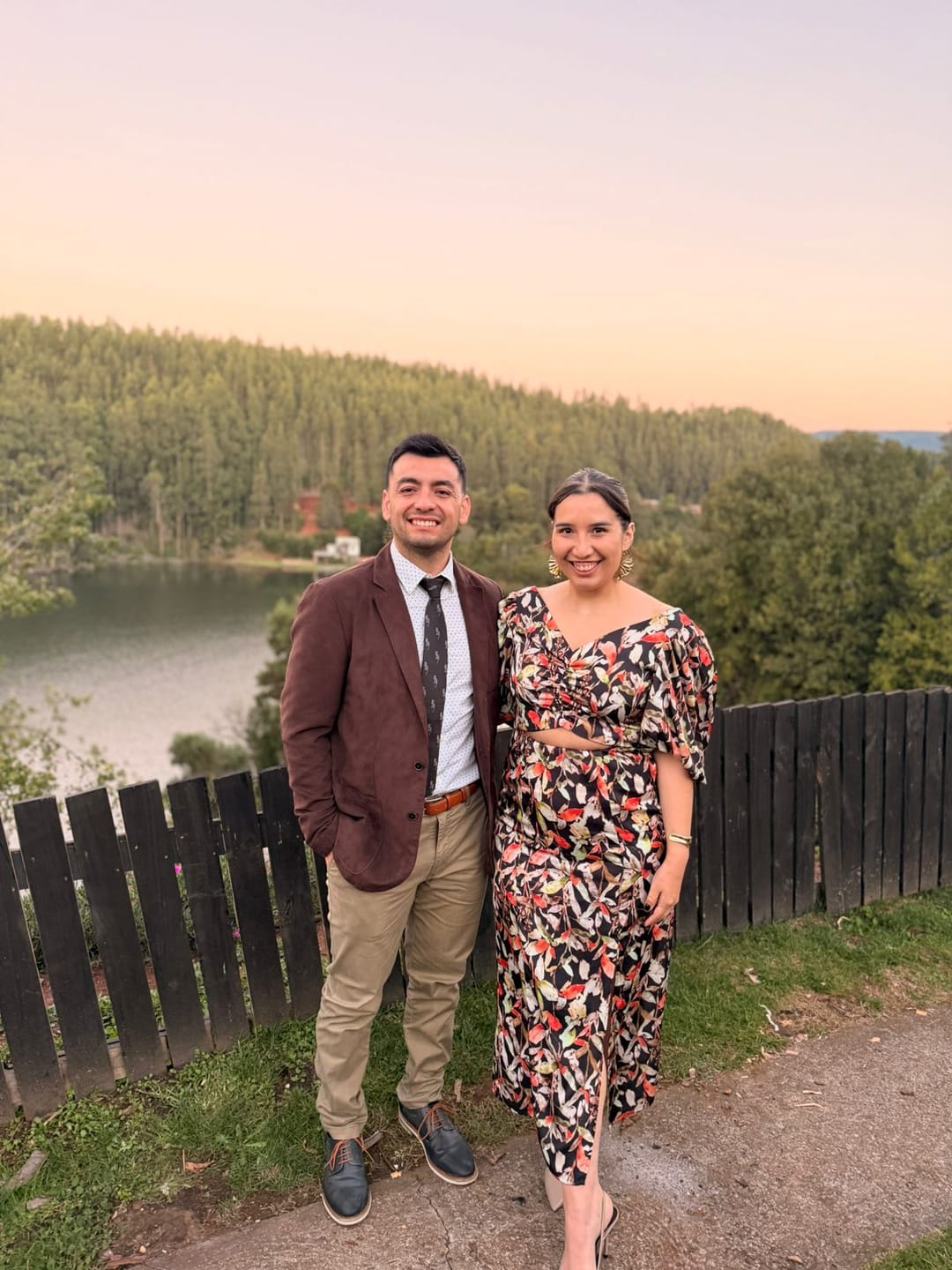 Customer photo review of Vestido Turín Print Café