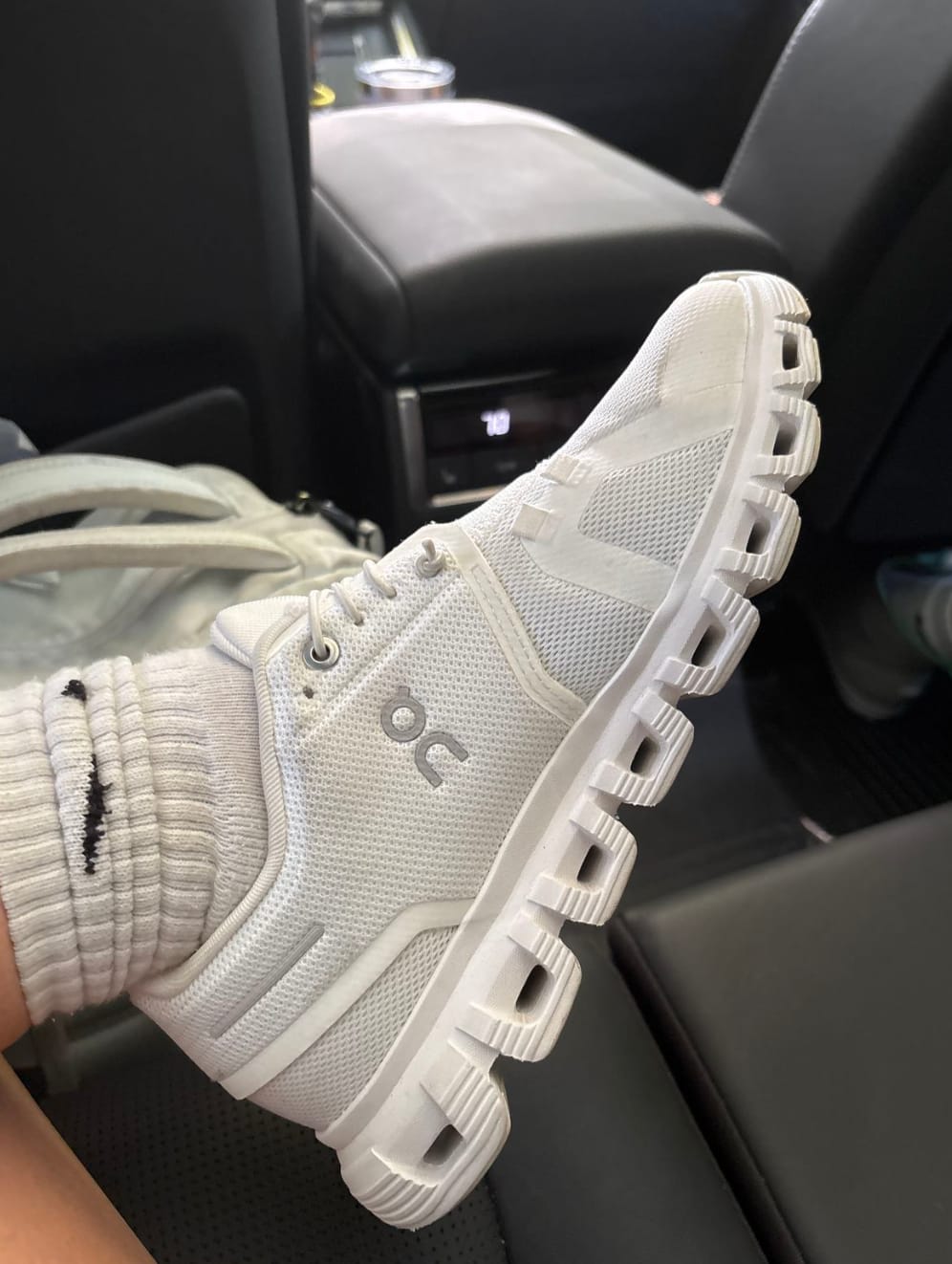 Customer photo review of On Cloud 5 Blanco Total | Running Diario