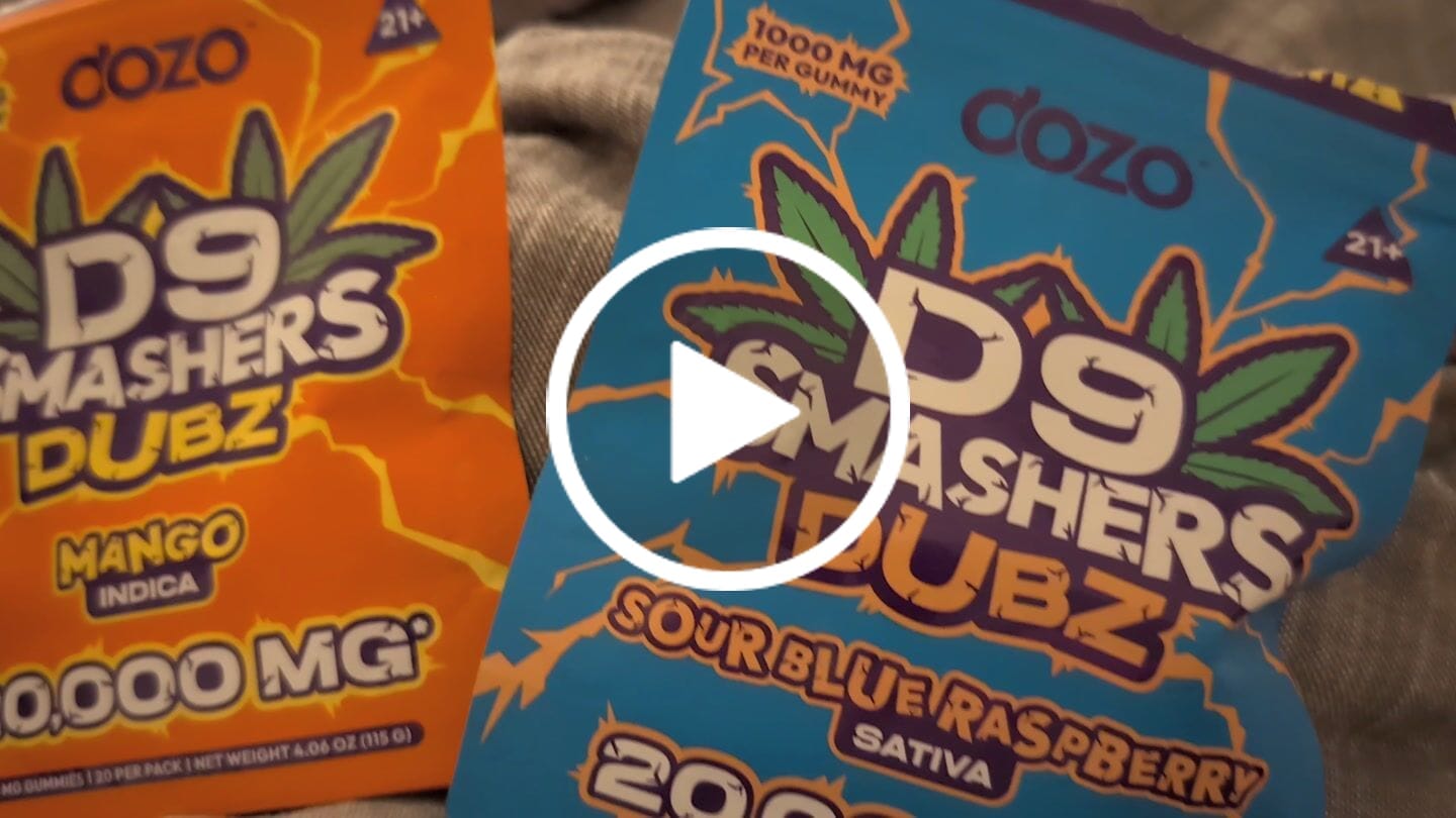 Customer video review of 20k D9 Smasher - 1000mg/gummy