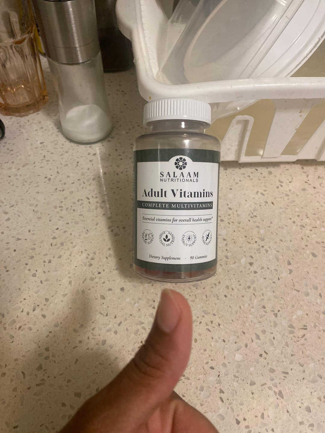Customer photo review of Halal Adult Multivitamin Gummies - Complete Nutrition with Essential Vitamins - 90 Count