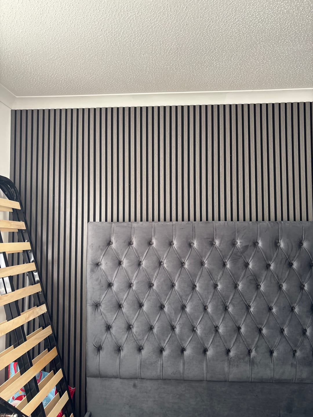 Customer photo review of Premium Acoustic Wall Panels - Dark Grey