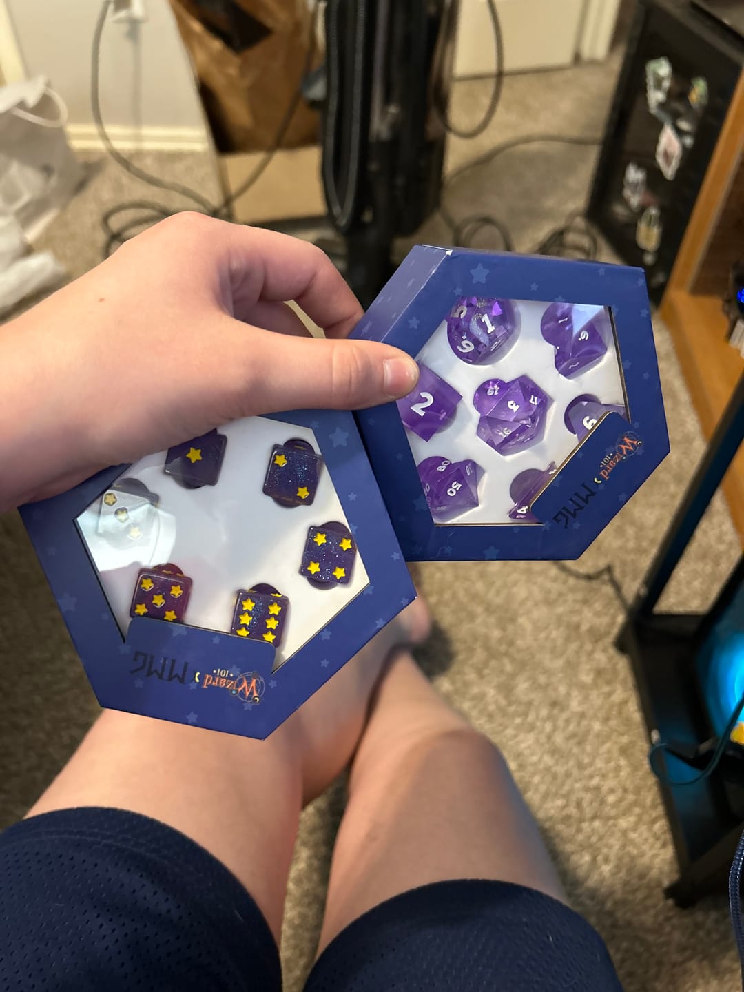 Customer photo review of PRE-ORDER | Resin d6 Dice Set | Wizard101 x Misty Mountain Gaming