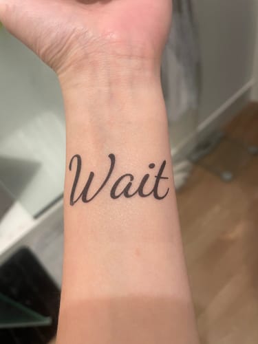 Customer photo review of Create Your Own Tattoo