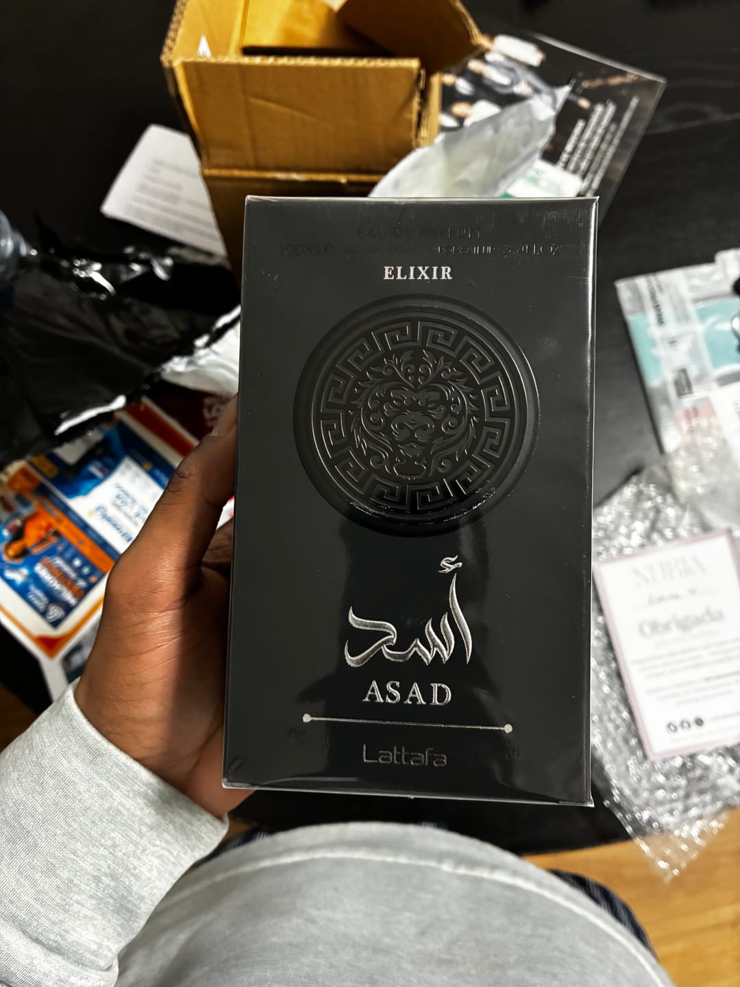 Customer photo review of PERFUME ASAD ELIXIR LATTAFA - 100ML