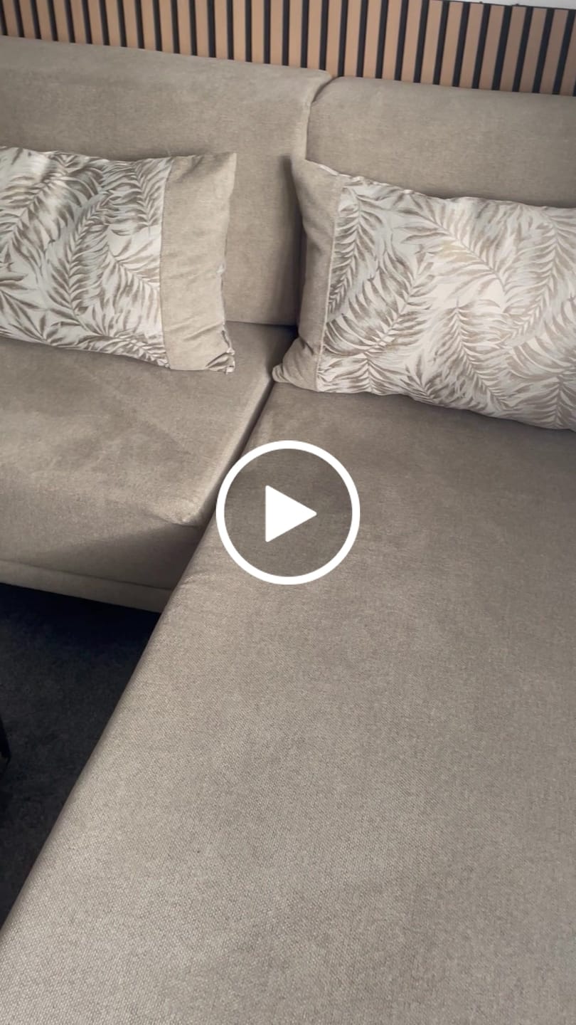 Customer video review of Plain Chenille Upholstery Fabric