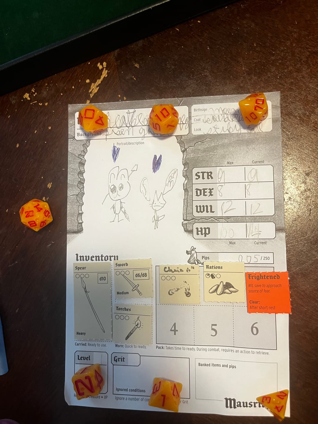 Customer photo review of Cheese - Dice Set
