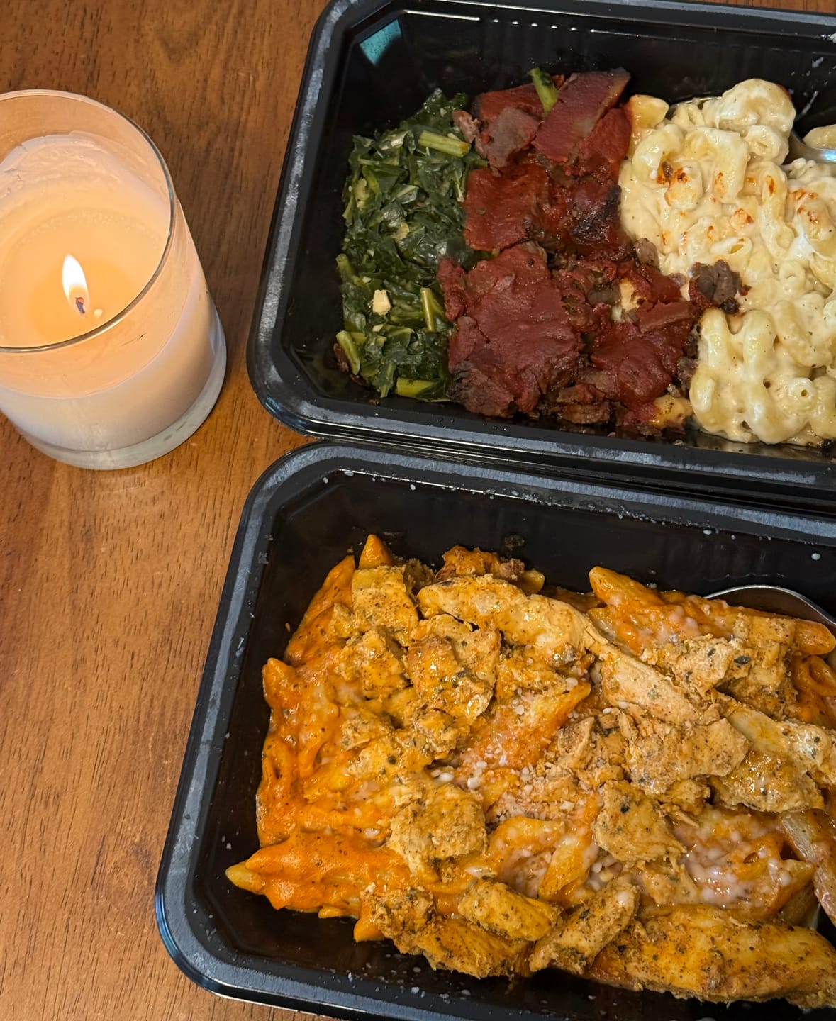 Customer photo review of Creamy Blackened Chicken Pasta