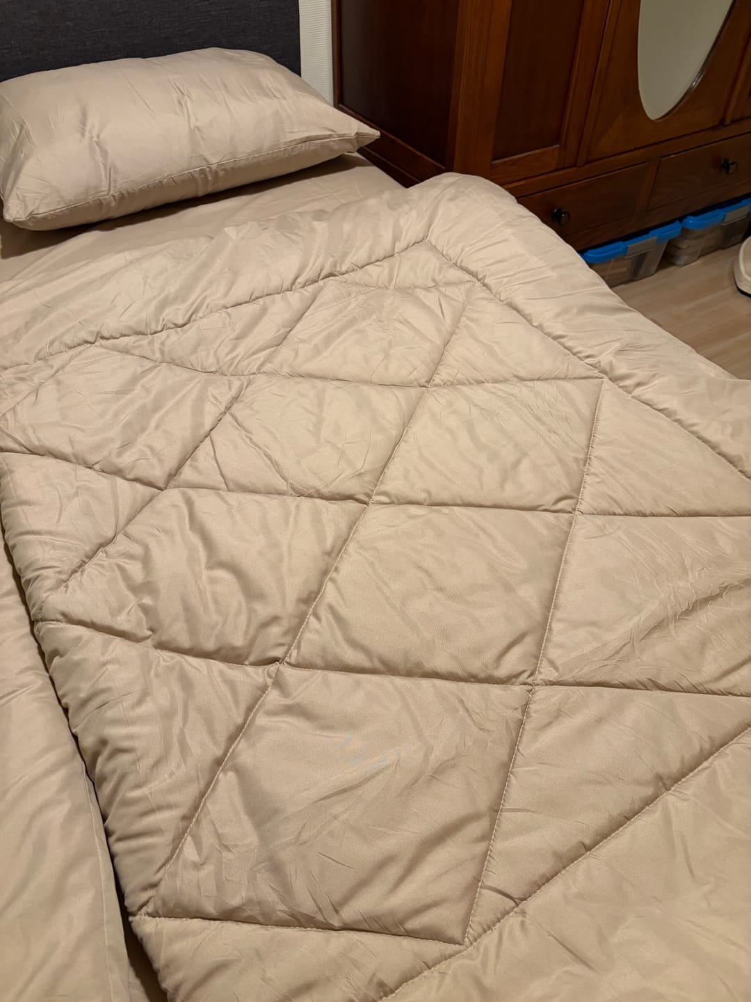 Customer photo review of EasySleep® Decke – Die schnelltrocknende 2-in-1 Bettdecke, die Bettwäsche überflüssig macht.