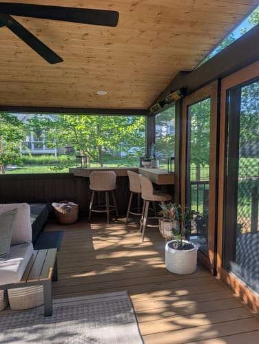 Customer photo review of Luxury Metal Solar Lantern