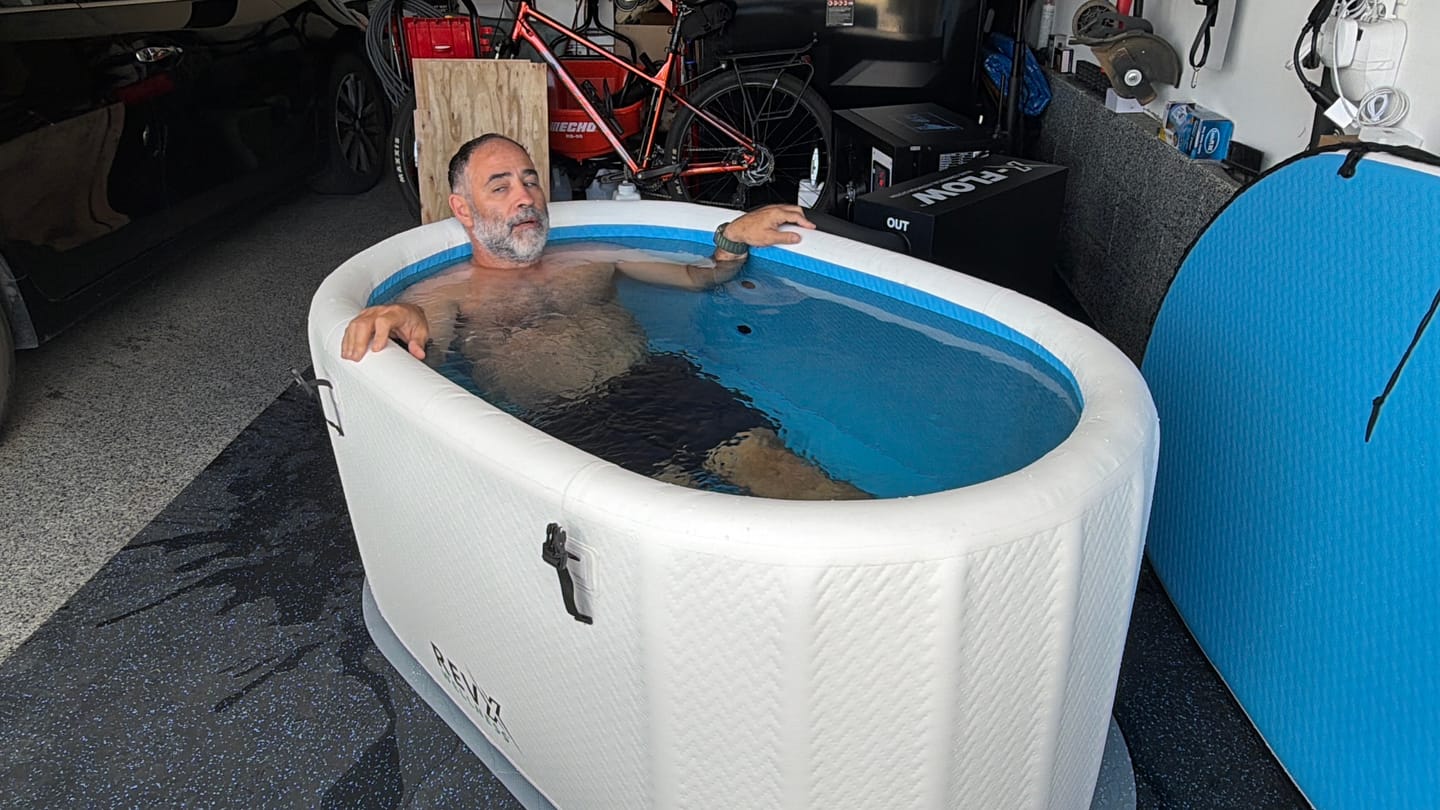 Customer photo review of RevX Tub Classic Cold Plunge Bundle