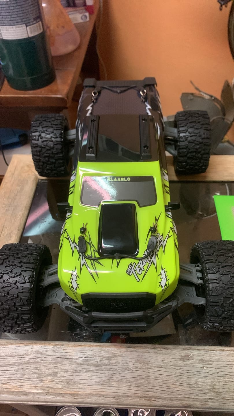 Customer photo review of Rlaarlo Omni-Terminator Metal MINI 1:10 Scale RTR Brushless Monster Truck, RZ001G-A