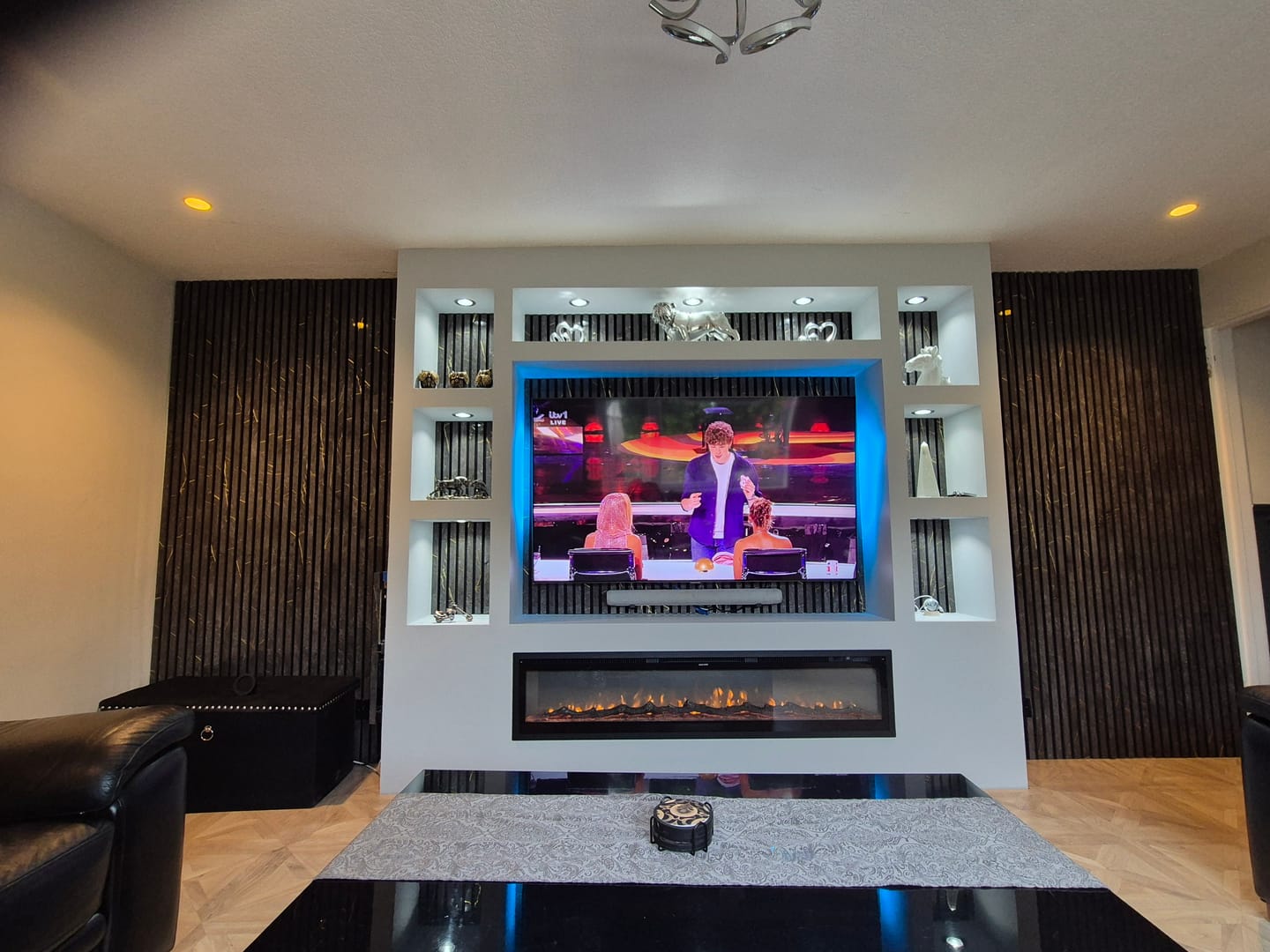 Customer photo review of Premium Acoustic Marble Wall Panel (Multiple Colours)