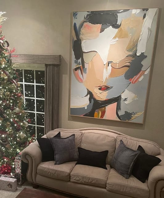 Customer photo review of Colorful Painting #CA007