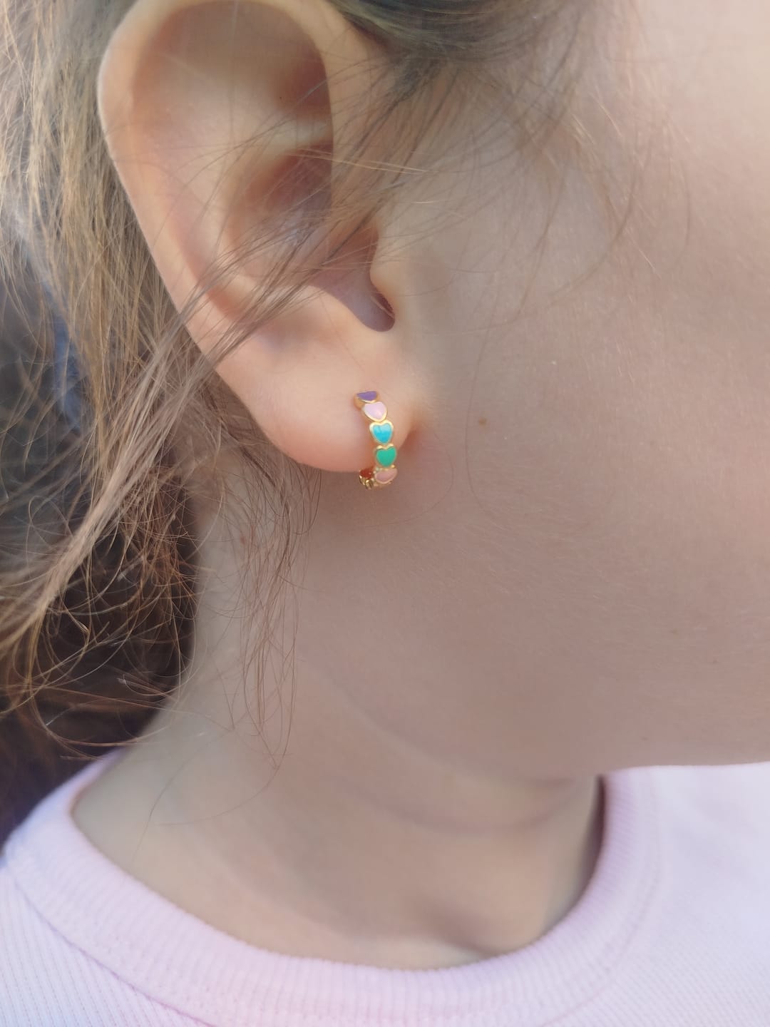 Customer photo review of Pendientes Colorful Love