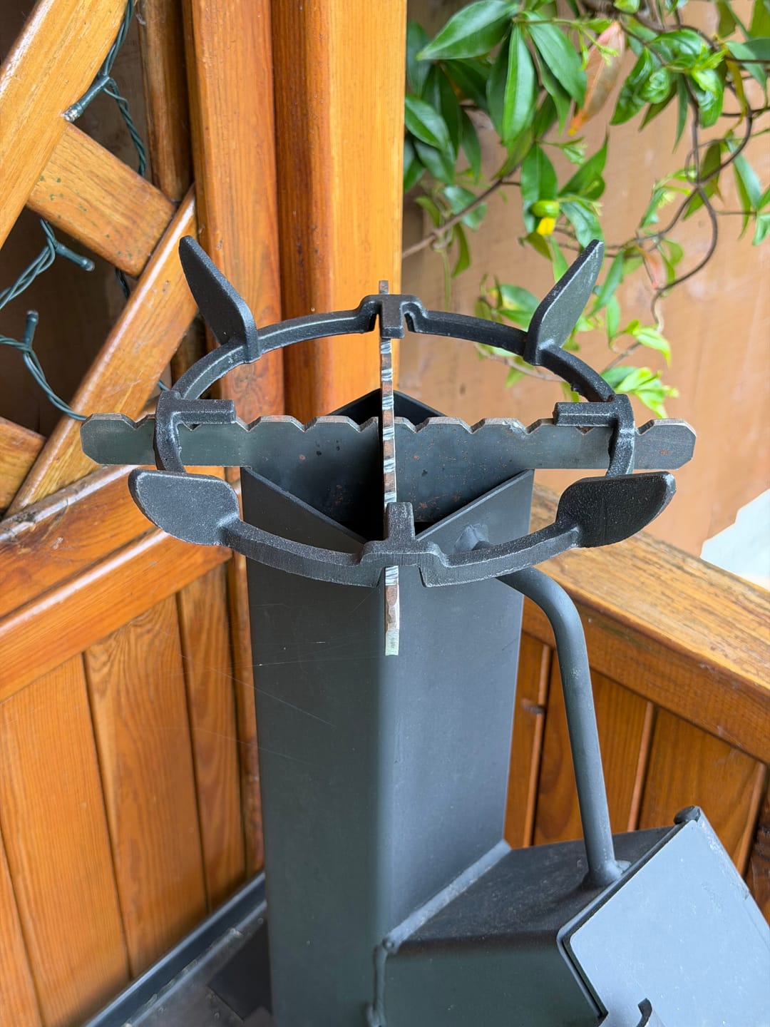 Customer photo review of Flat Disc Wok Ring for Gas Hob - 17cm