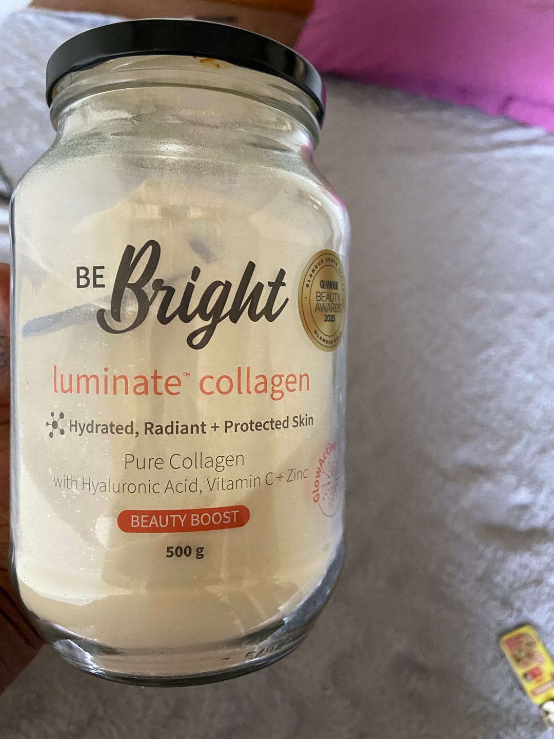 Customer photo review of LUMINATE 500g JAR