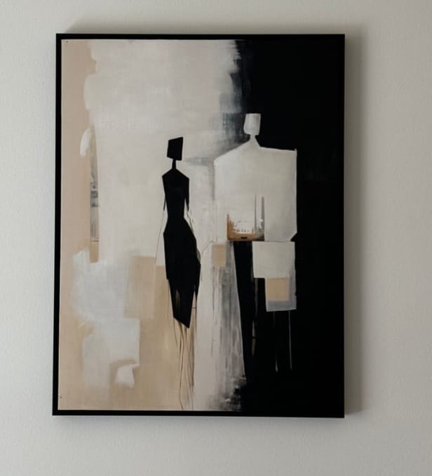 Customer photo review of Contemporary Minimalist Art #MA004