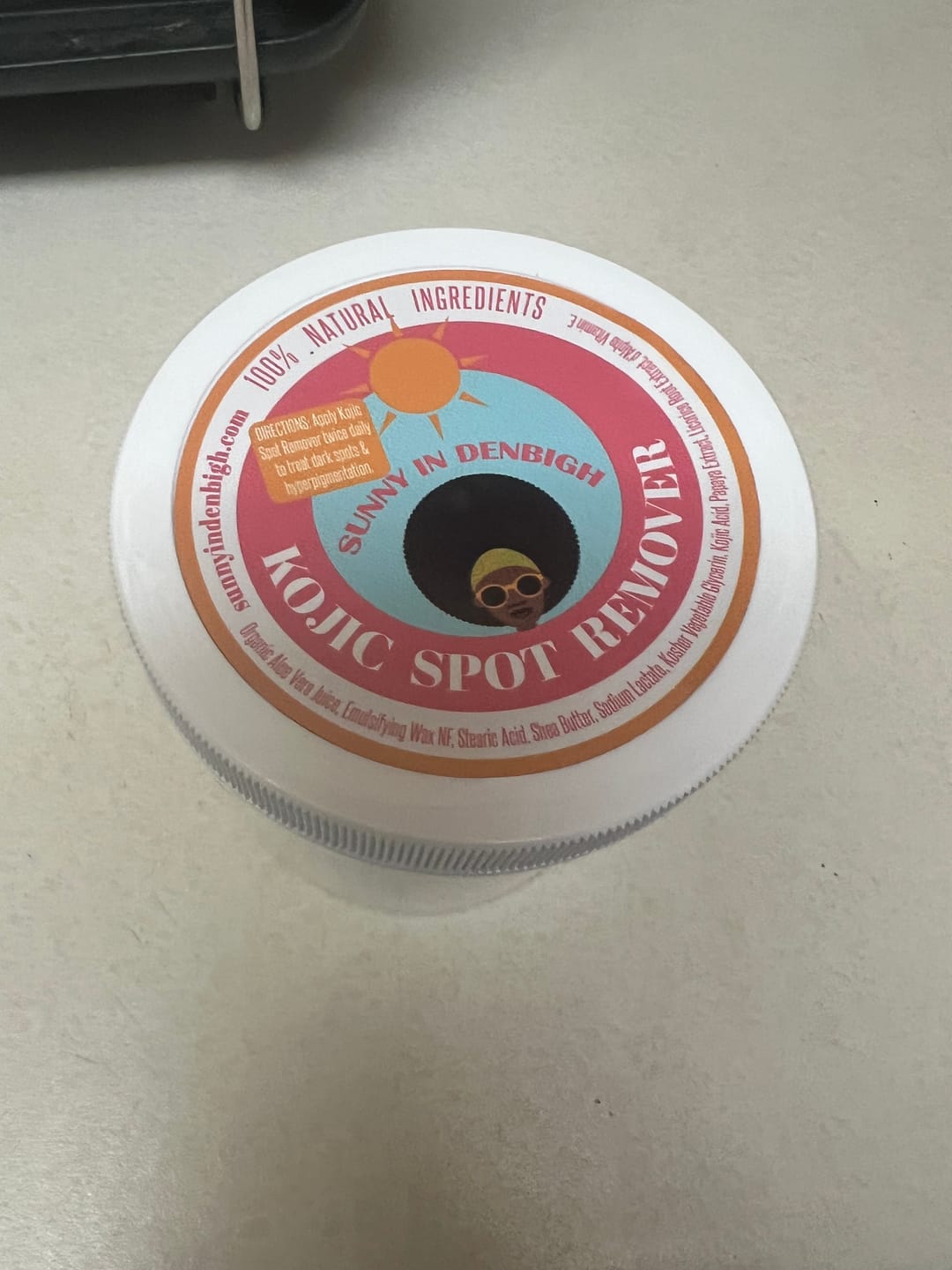 Customer photo review of Hypoallergenic Skin Butter