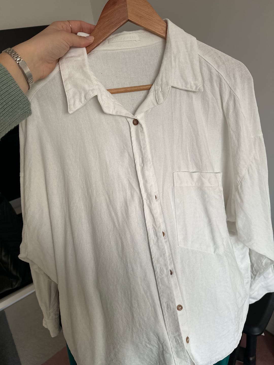 Customer photo review of Camisa Cupuaçu Off White