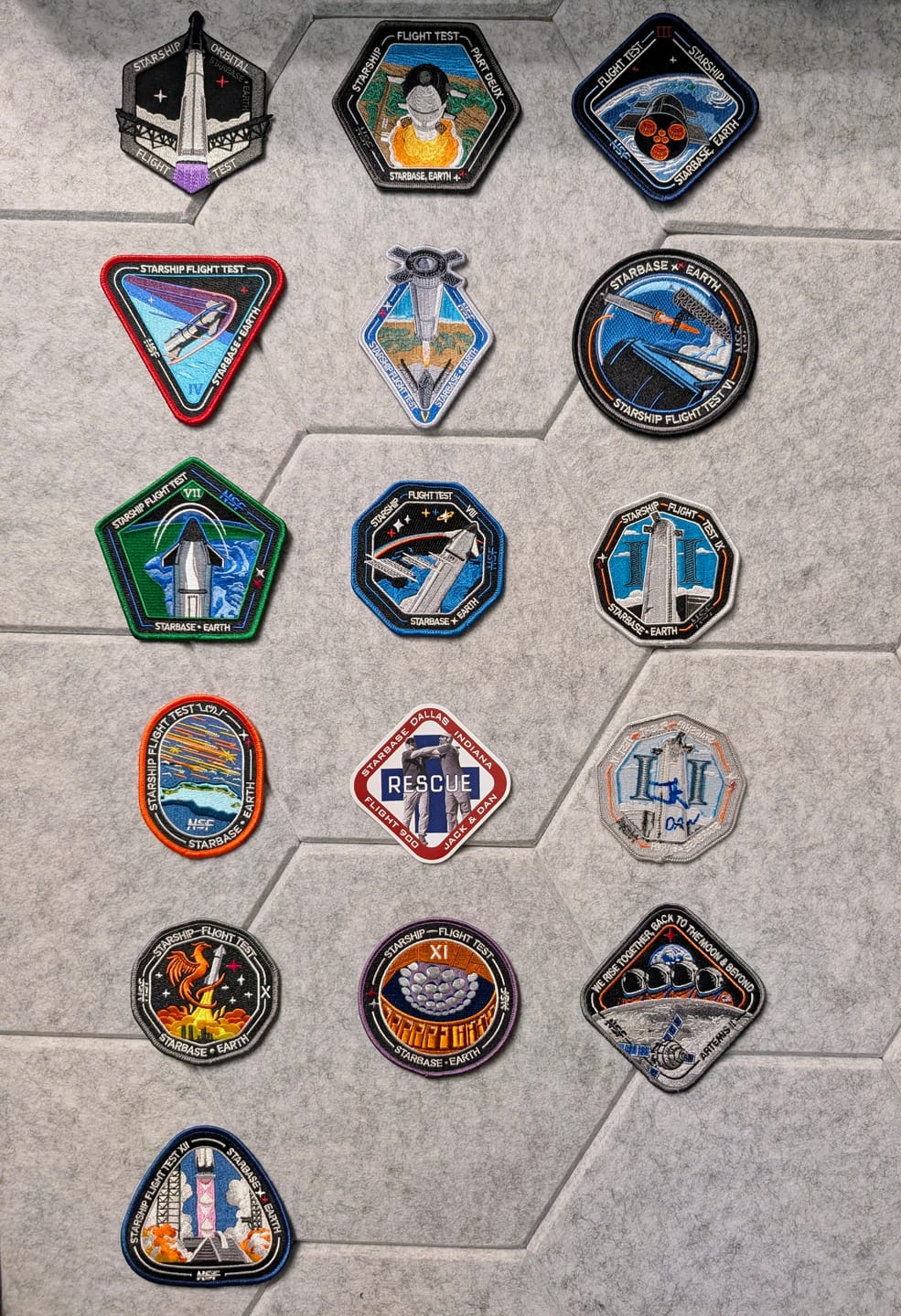 Customer photo review of Starship Flight 12 - Collectors Patch