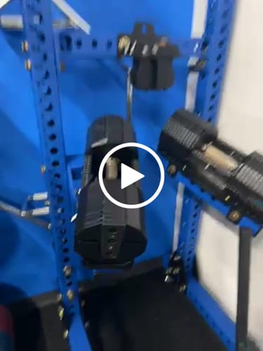 Customer video review of Clydesdale Dumbbell Stand