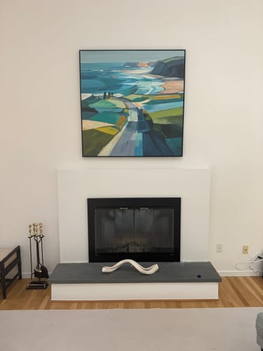 Customer photo review of Coastal Serenity Painting #ABAS288