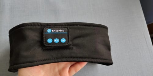 Customer photo review of Perytong Sleep Headphones – Bluetooth 5.4 Wireless Headband