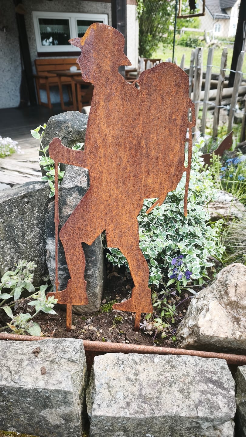 Customer photo review of Gartenstecker Wanderer