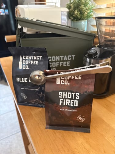 Customer photo review of Blue Light Coffee