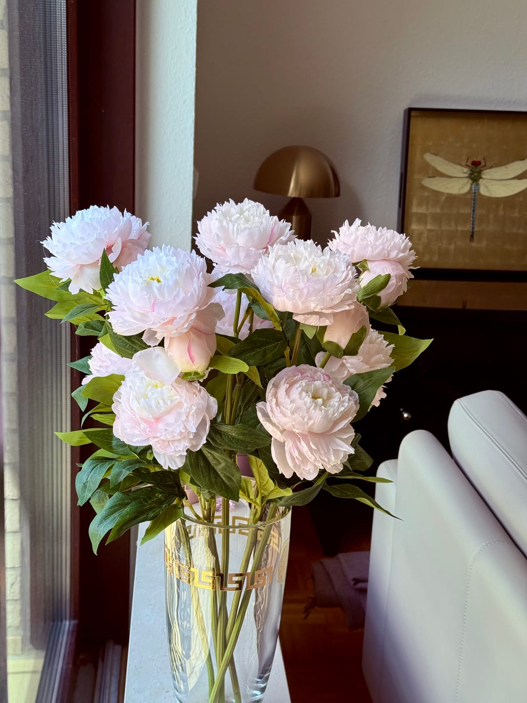 Customer photo review of Zijden Pioenrozen - Lichtroze