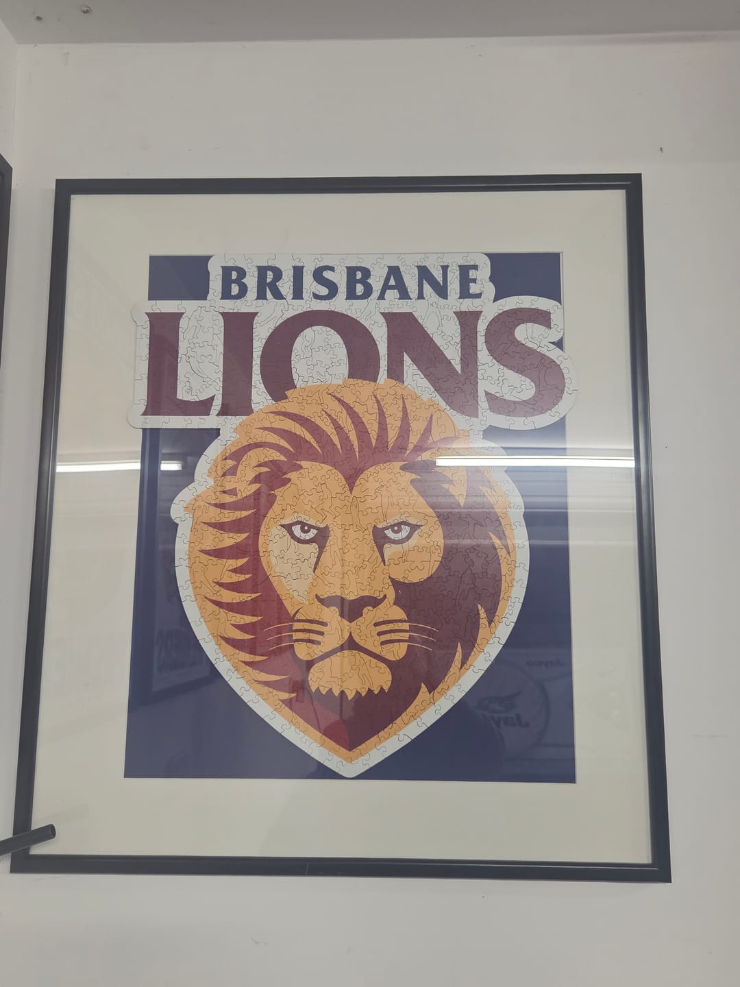 Customer photo review of Brisbane Lions Logo - Wooden Puzzle