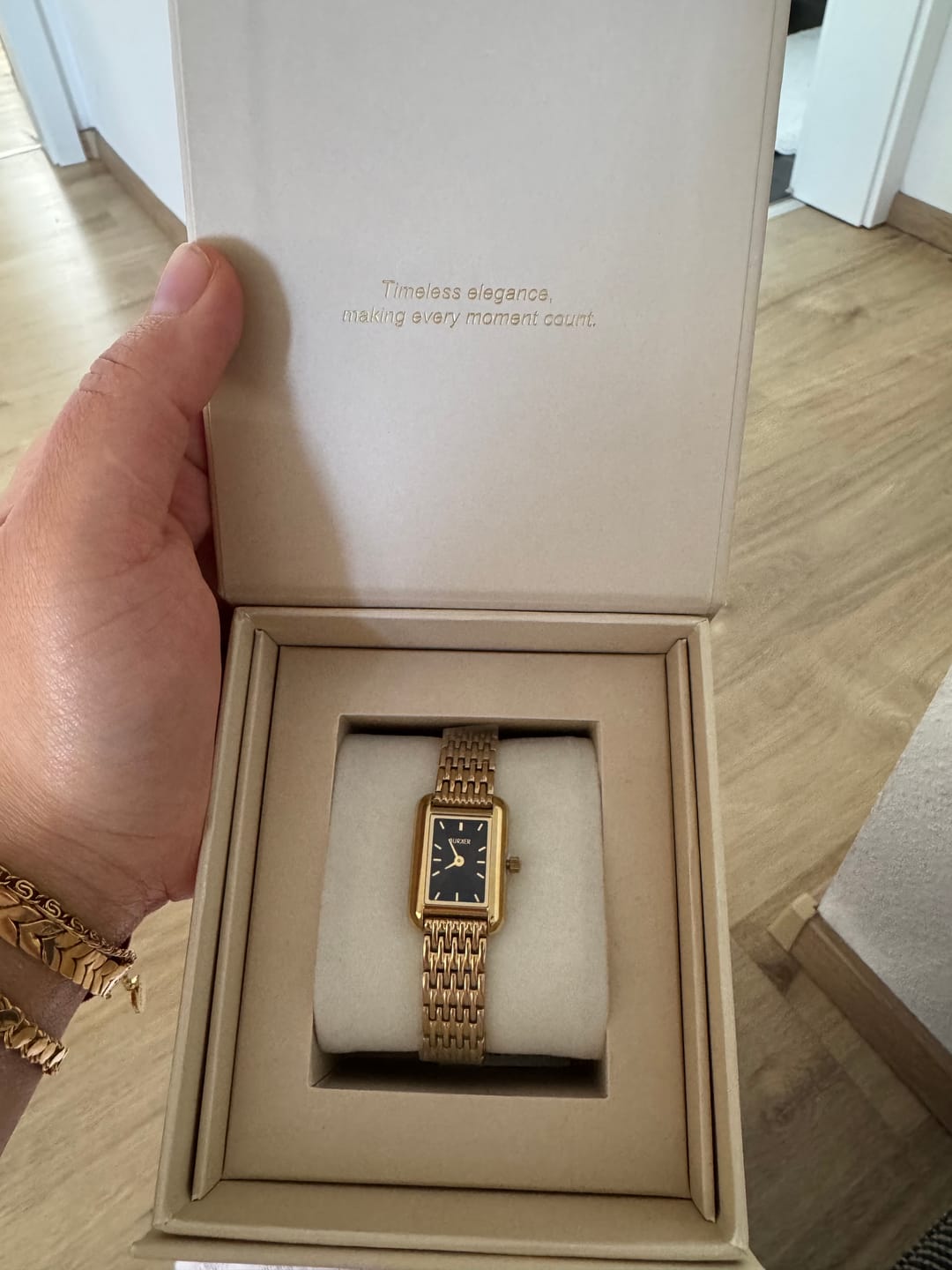 Customer photo review of Olivia Petite Gold White