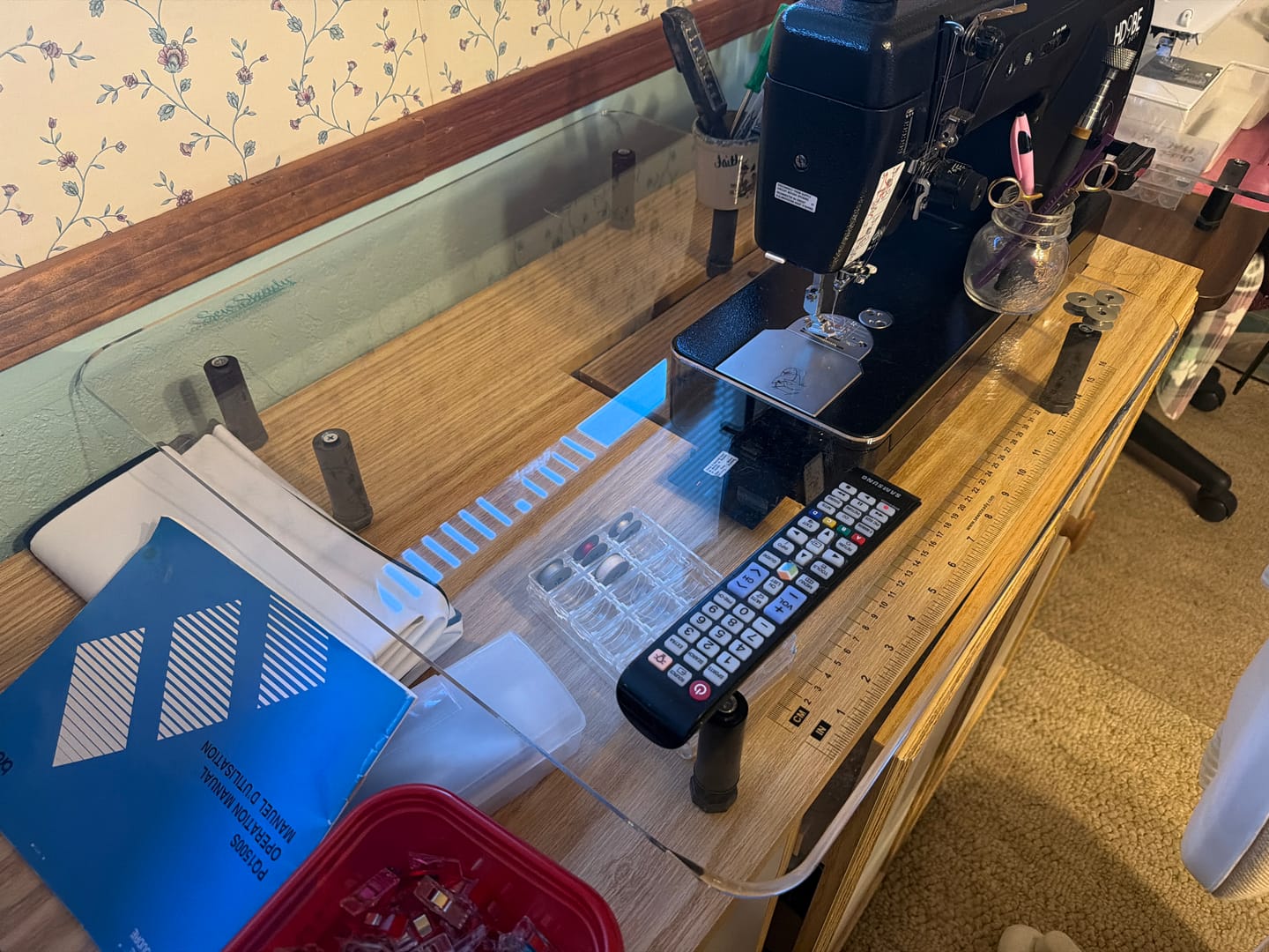 Customer photo review of Sew Steady Sewing Machine Extension Table