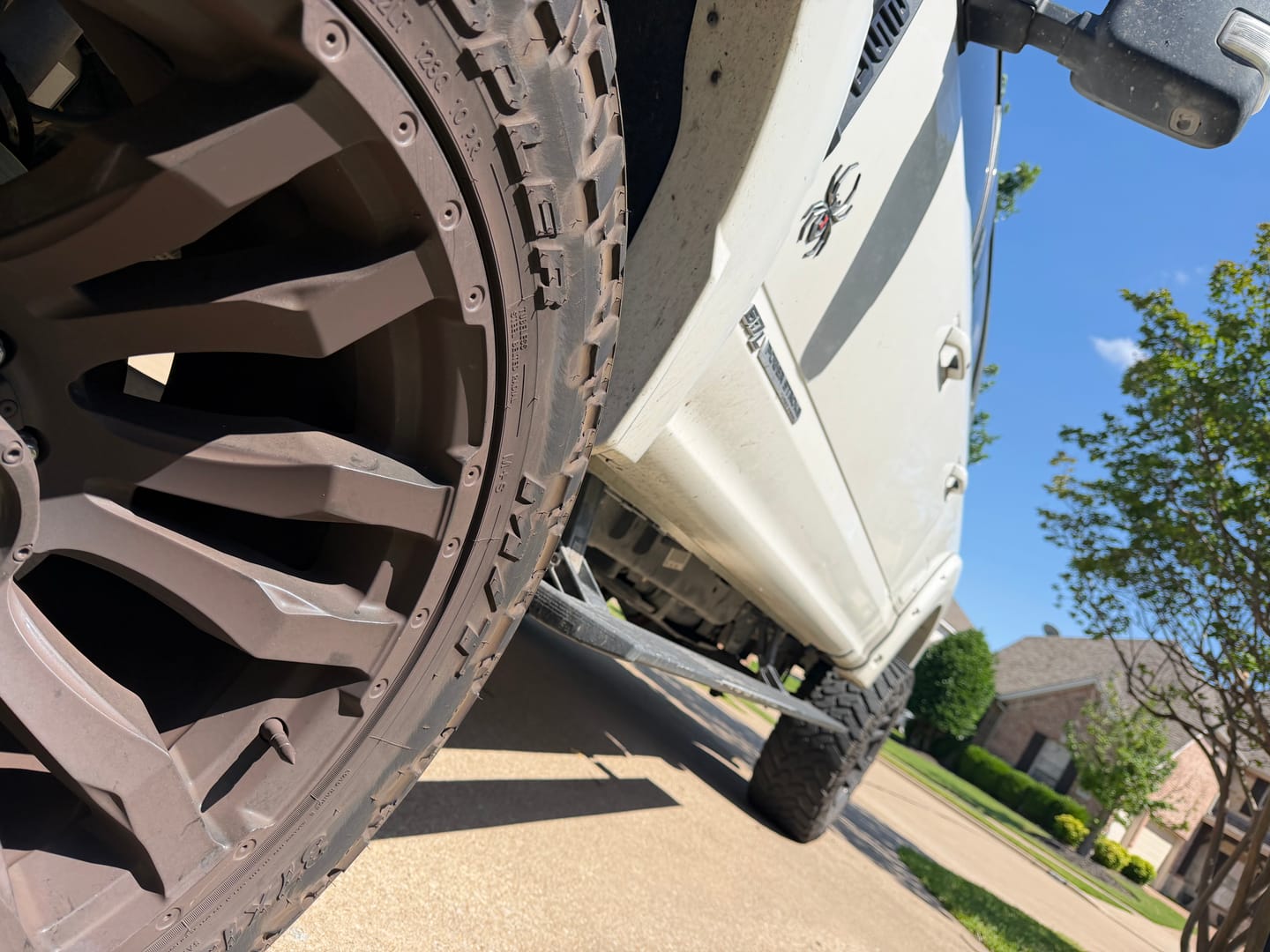 Customer photo review of Spiked Valve Stem Caps