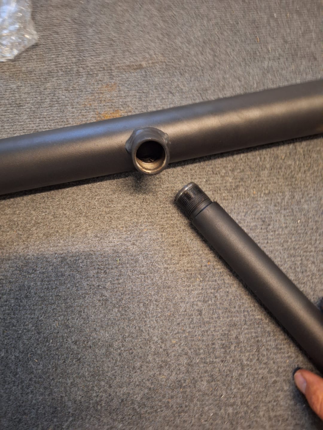 Customer photo review of Riot Olympic Safety Squat Bar