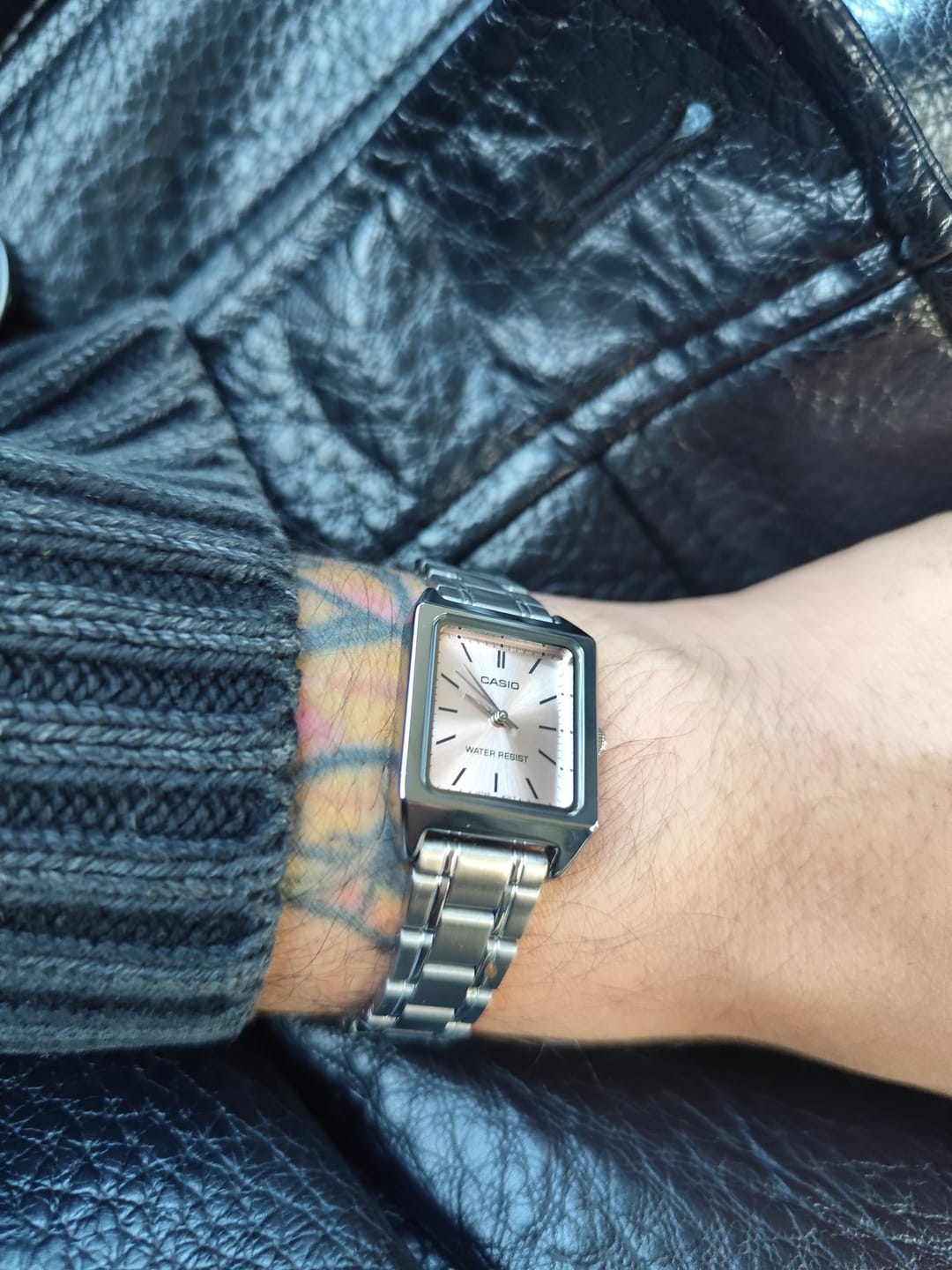 Customer photo review of Reloj Casio Tank Análogo LTP-V007D-4EUDF Acero