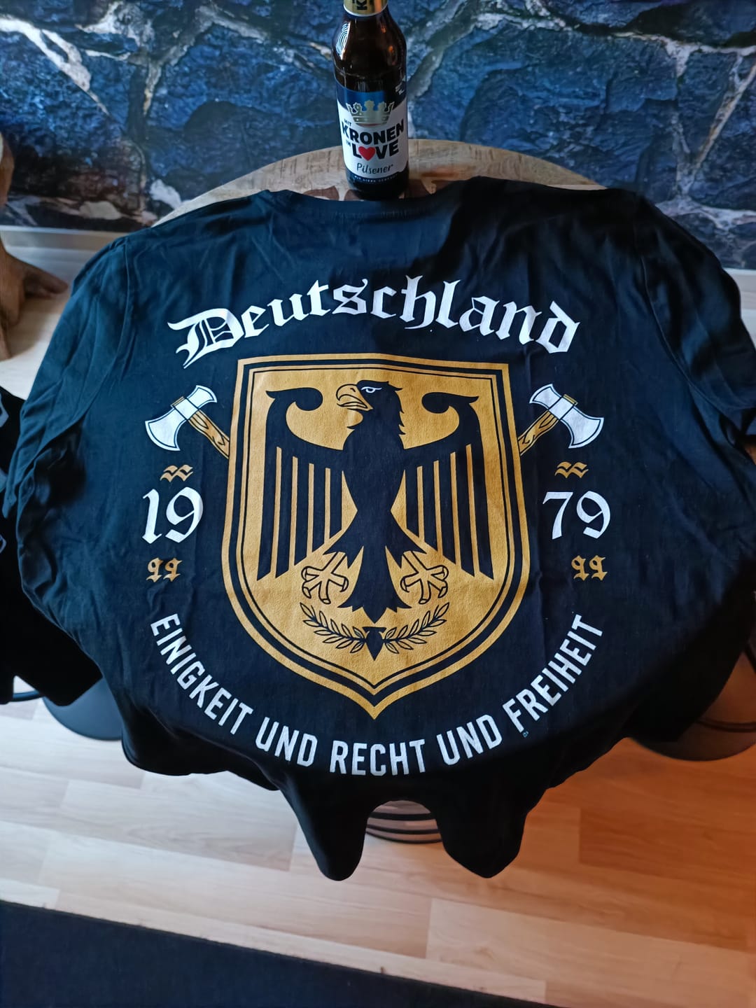 Customer photo review of Deutschland - Shirt Backprint - Personalisierbar