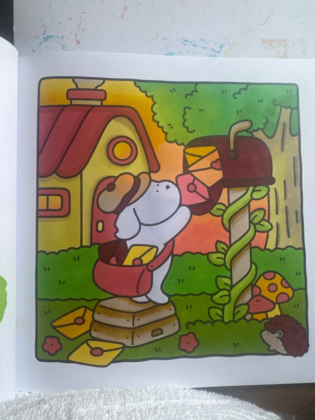 Customer photo review of Ohuhu Honolulu 48 Colors Dual Tips Alcohol Art Markers (New Color Codes)