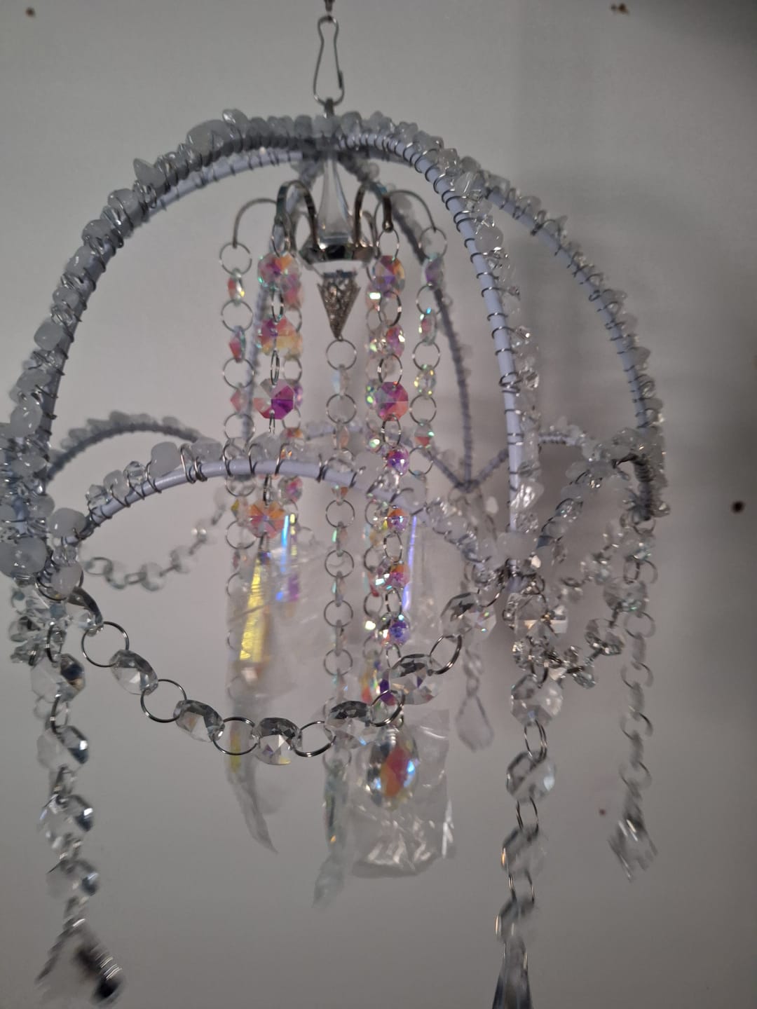 Customer photo review of 5 Simple Beginners Suncatcher Tutorials Bundle  – DIY Crystal Designs + Materials Guide