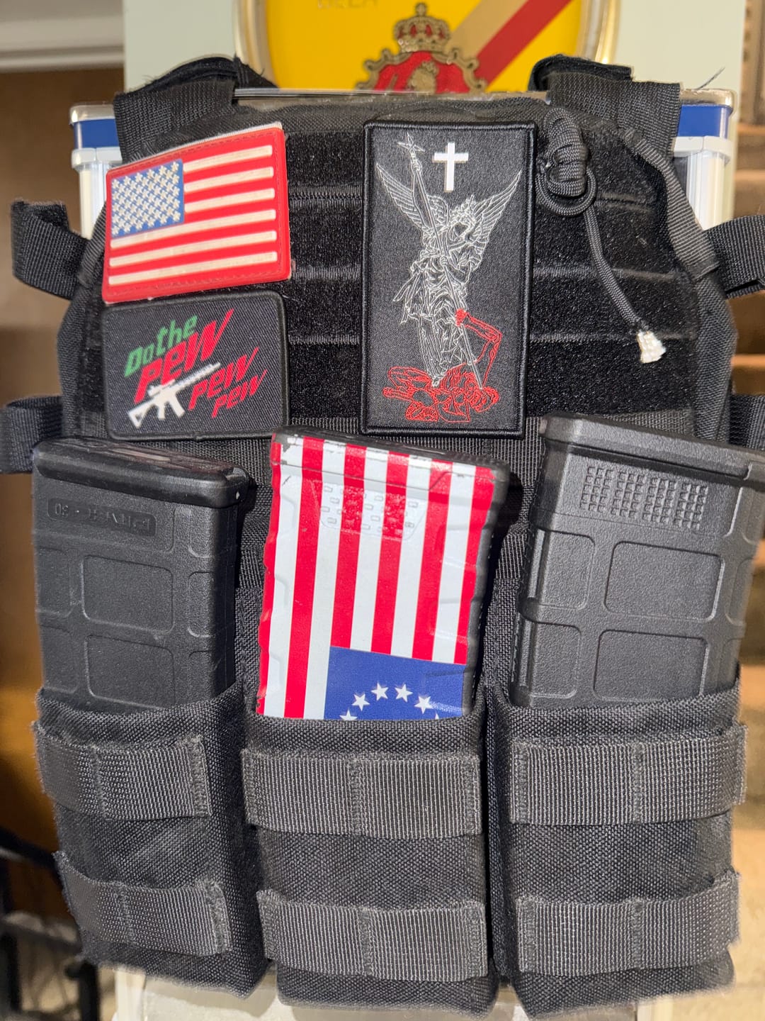 Customer photo review of SAINT MICHAEL Patch