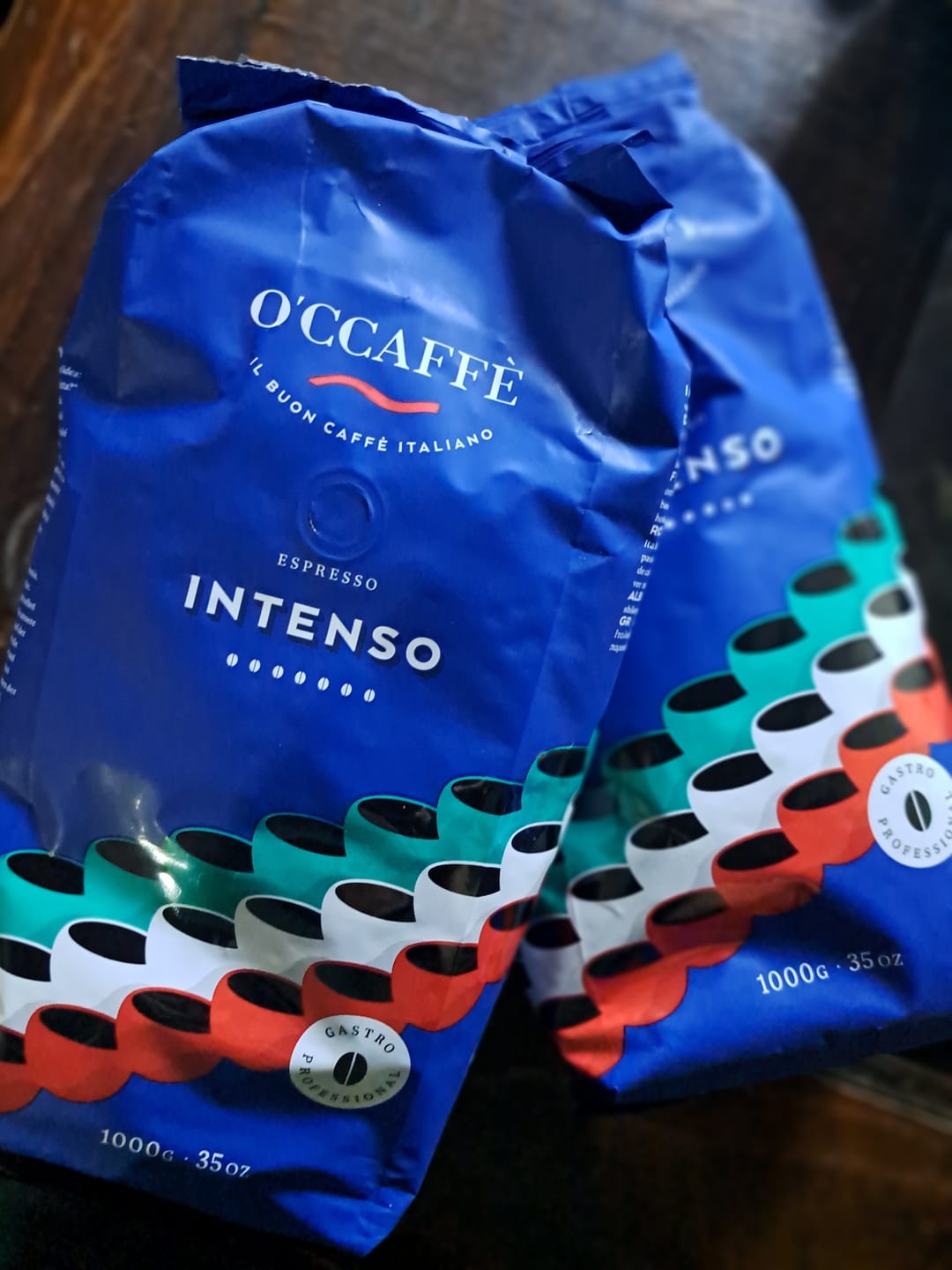 Customer photo review of Occaffe Grano Intenso Professional 1kg