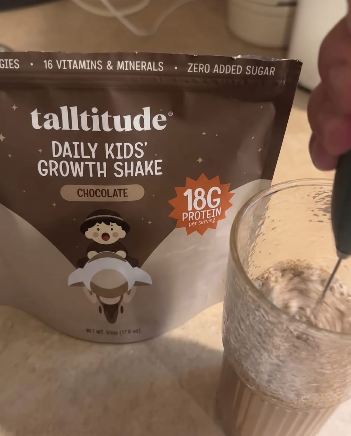 Customer photo review of Growth Shake