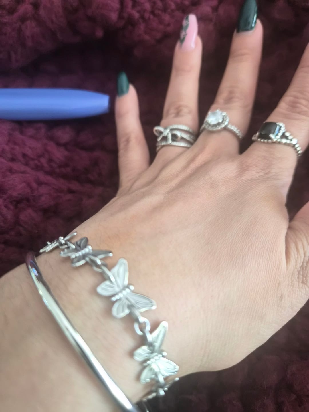 Customer photo review of BUTTERFLY BRACELET (ADJUSTABLE)
