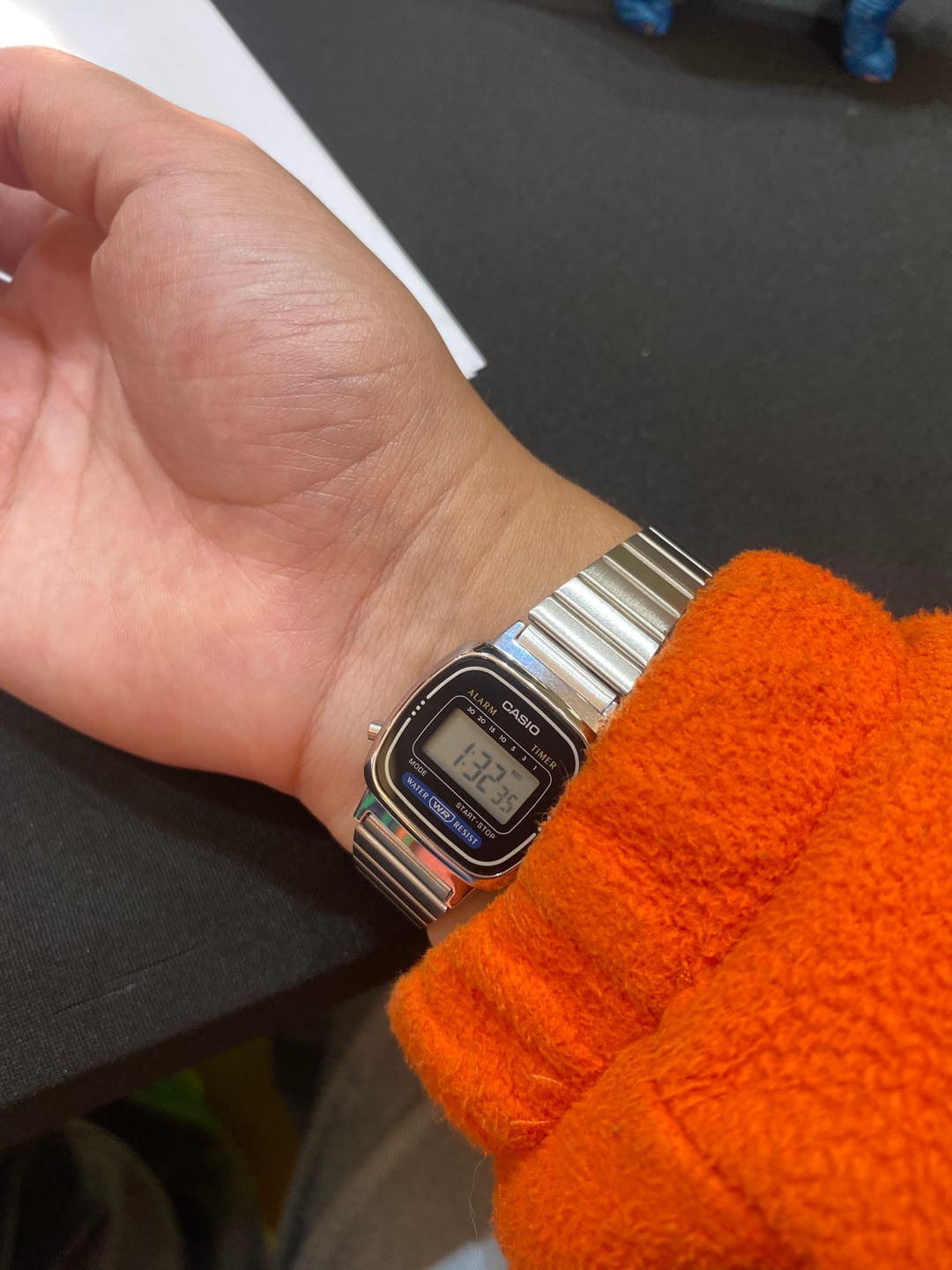 Customer photo review of Reloj Casio Vintage LA670WA-1DF Plateado Mini