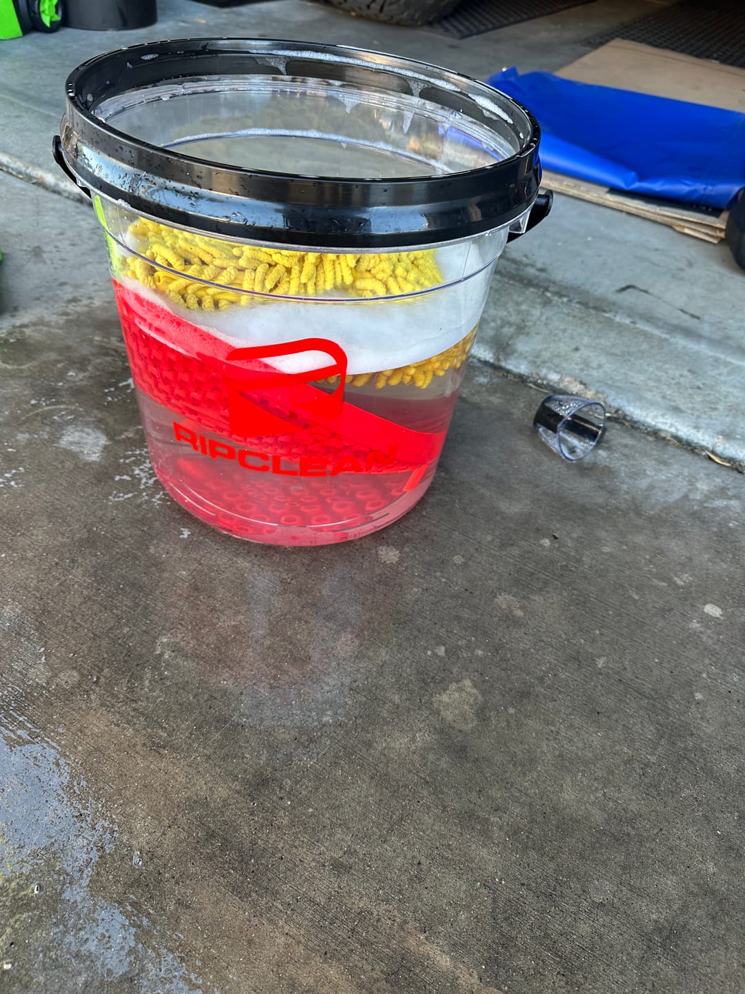 Customer photo review of Phantom Clear 5 Gallon Wash Bucket