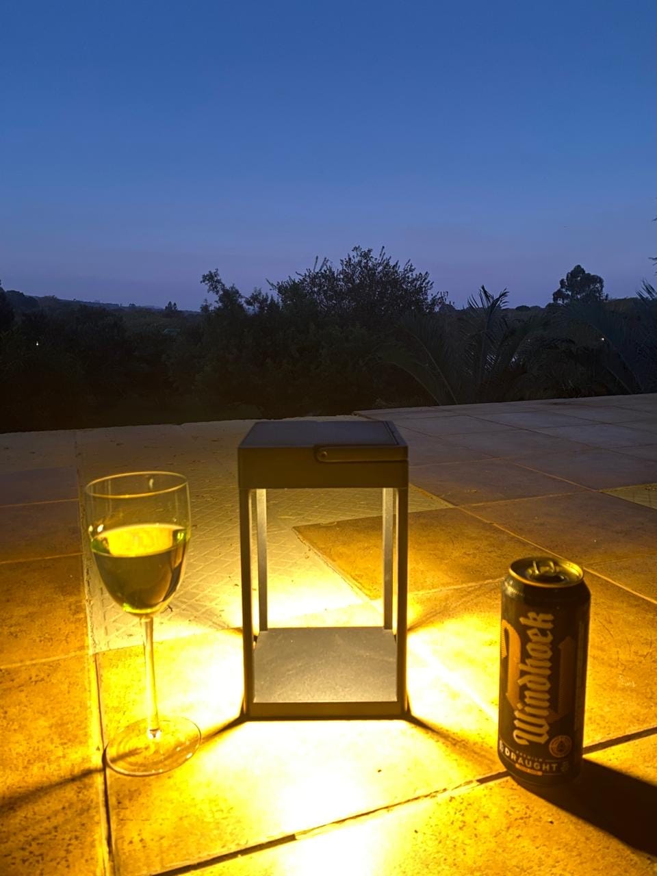 Customer photo review of Luxury Metal Solar Lantern