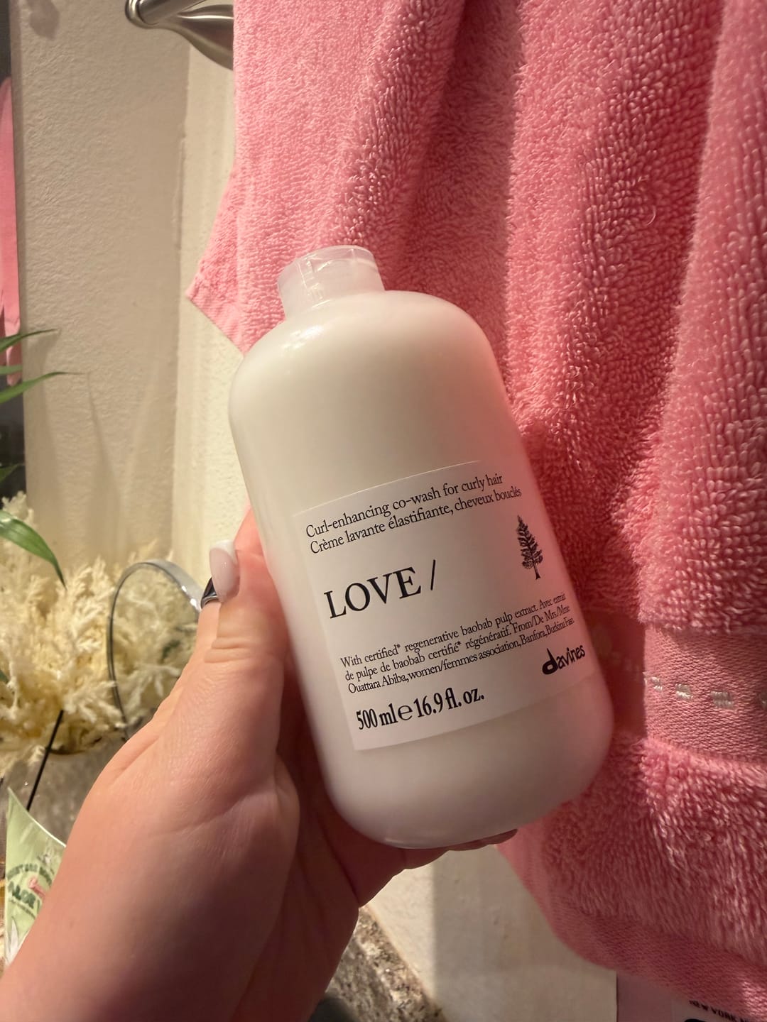 Customer photo review of LOVE CURL Co-wash