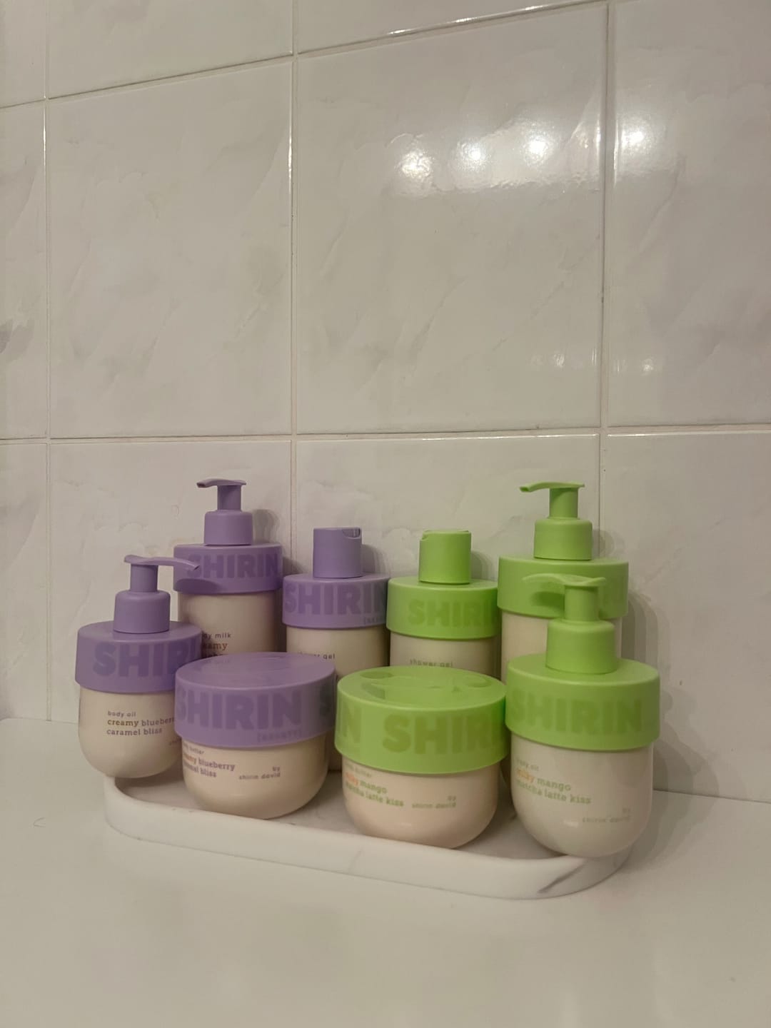 Customer photo review of Body Milk Milky Mango Matcha Latte Kiss