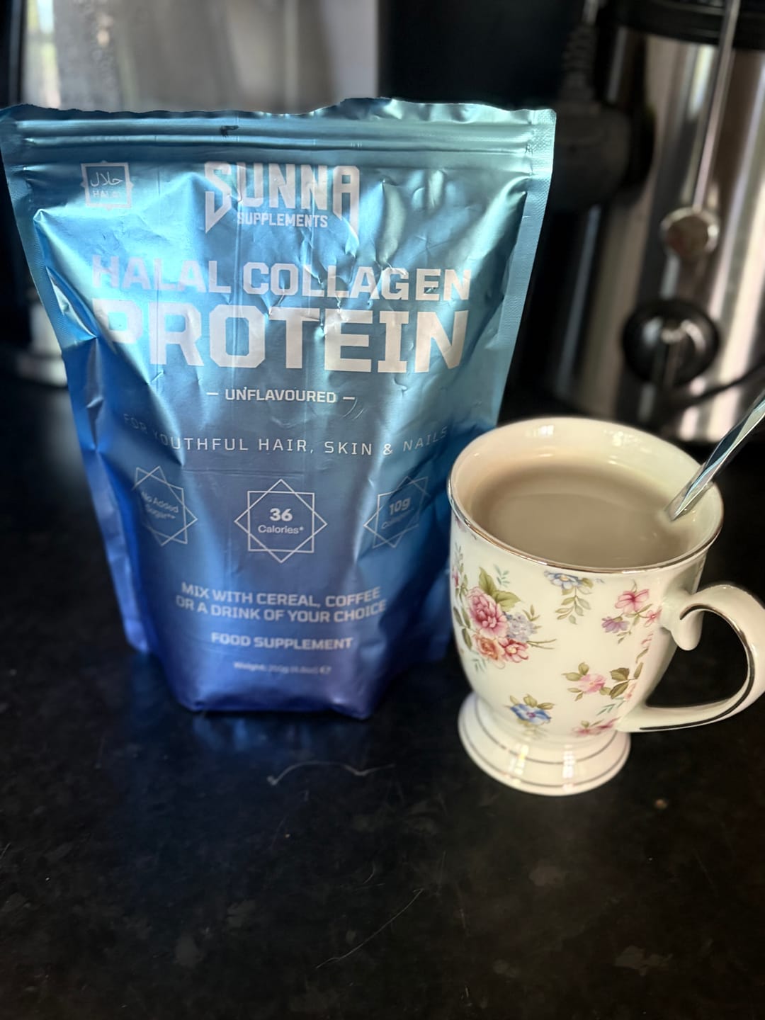 Customer photo review of Halal Collagen Protein